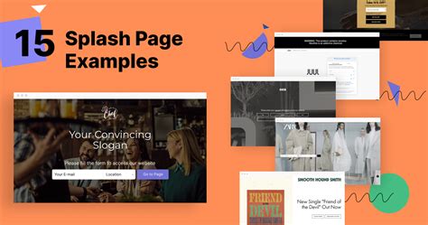 Splash Page .